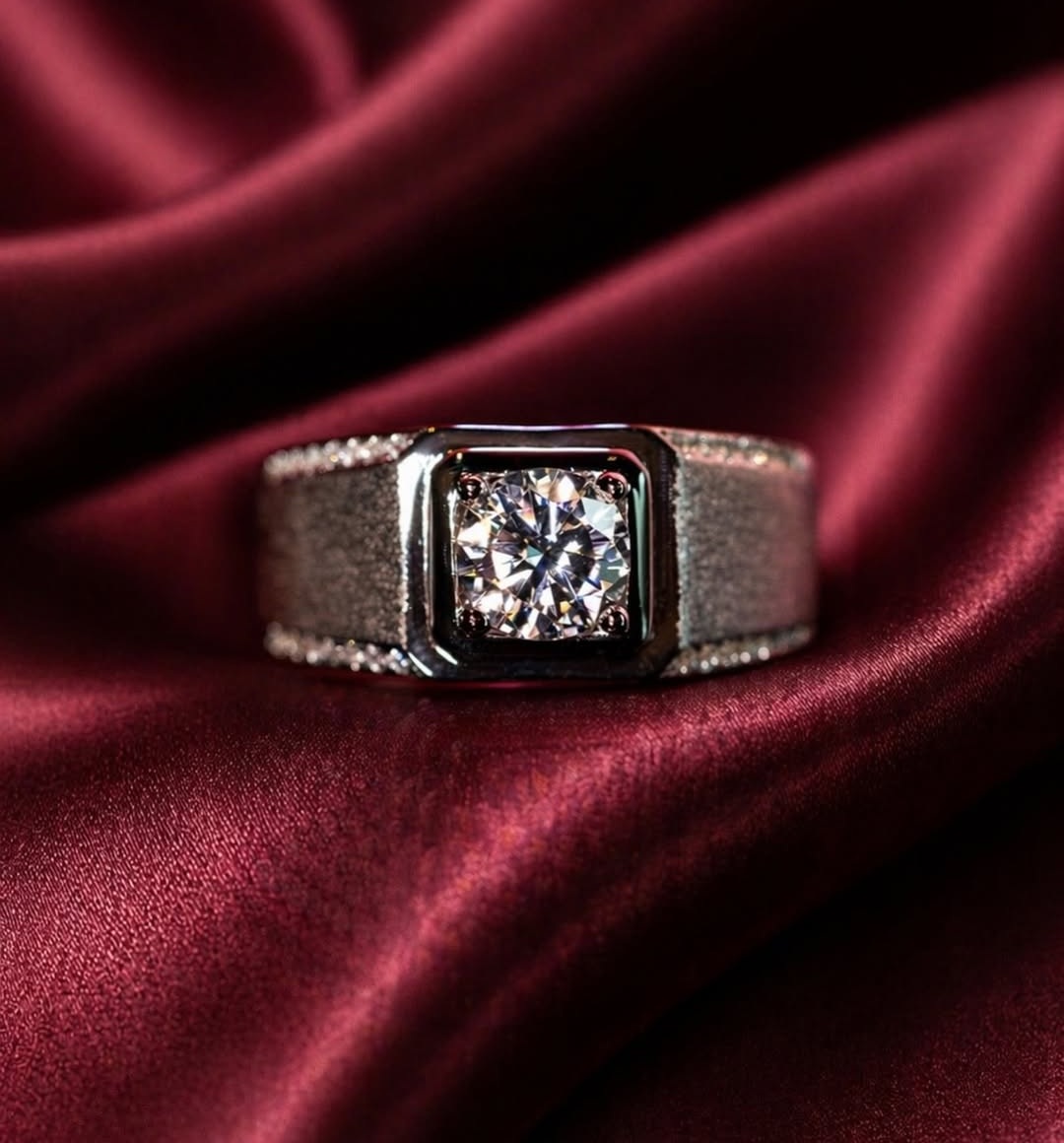 A signature Together Diamond — set in light